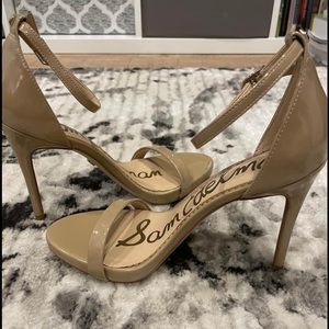 Sam Edelman nude high heel sandal size 6.